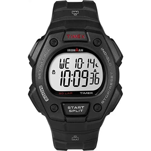 Timex Men's Ironman Classic 30 38mm Watch, Black Case Black Strap | 100-Hour Chronograph & INDIGLO thumbnail 1