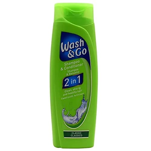 Wash & Go 2in1 Shampoo & Conditioner Set – All Hair Types, 6 x 200ml, USA Import thumbnail 1