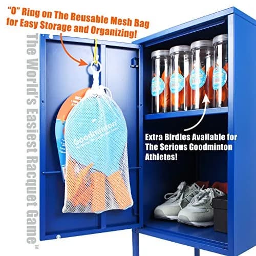 Goodminton The World's Easiest Racquet Game Set 33cm (13in) | Fun Indoor Outdoor Paddle Game thumbnail 6