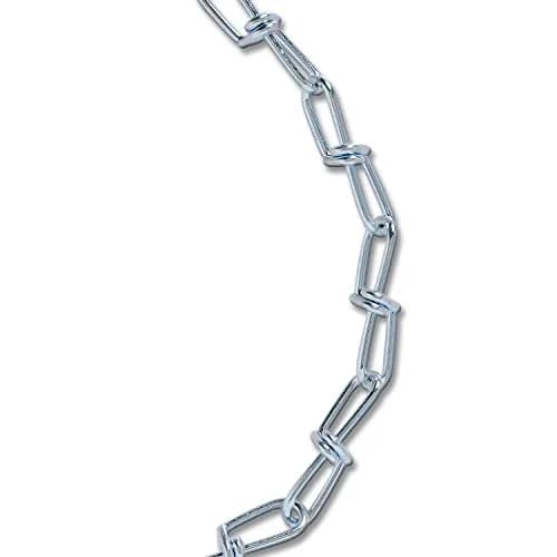 Koch A15921 2/0 Diameter 10-Feet Double Loop Electro Galvanized Chain | Up to 255 lbs WLL, Zinc Plated thumbnail 1