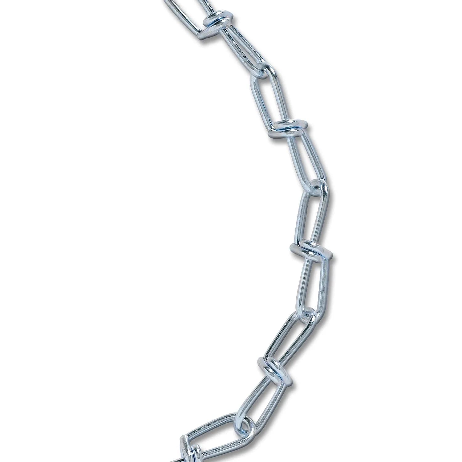 Koch A15921 2/0 Diameter 10-Feet Double Loop Electro Galvanized Chain | Up to 255 lbs WLL, Zinc Plated