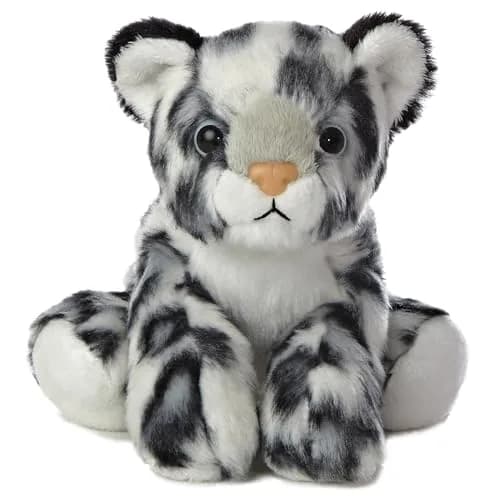 Aurora Mini Flopsie 8 inch (20.32 cm) Snow Leopard Plush Toy | Soft & Adorable Animal thumbnail 4