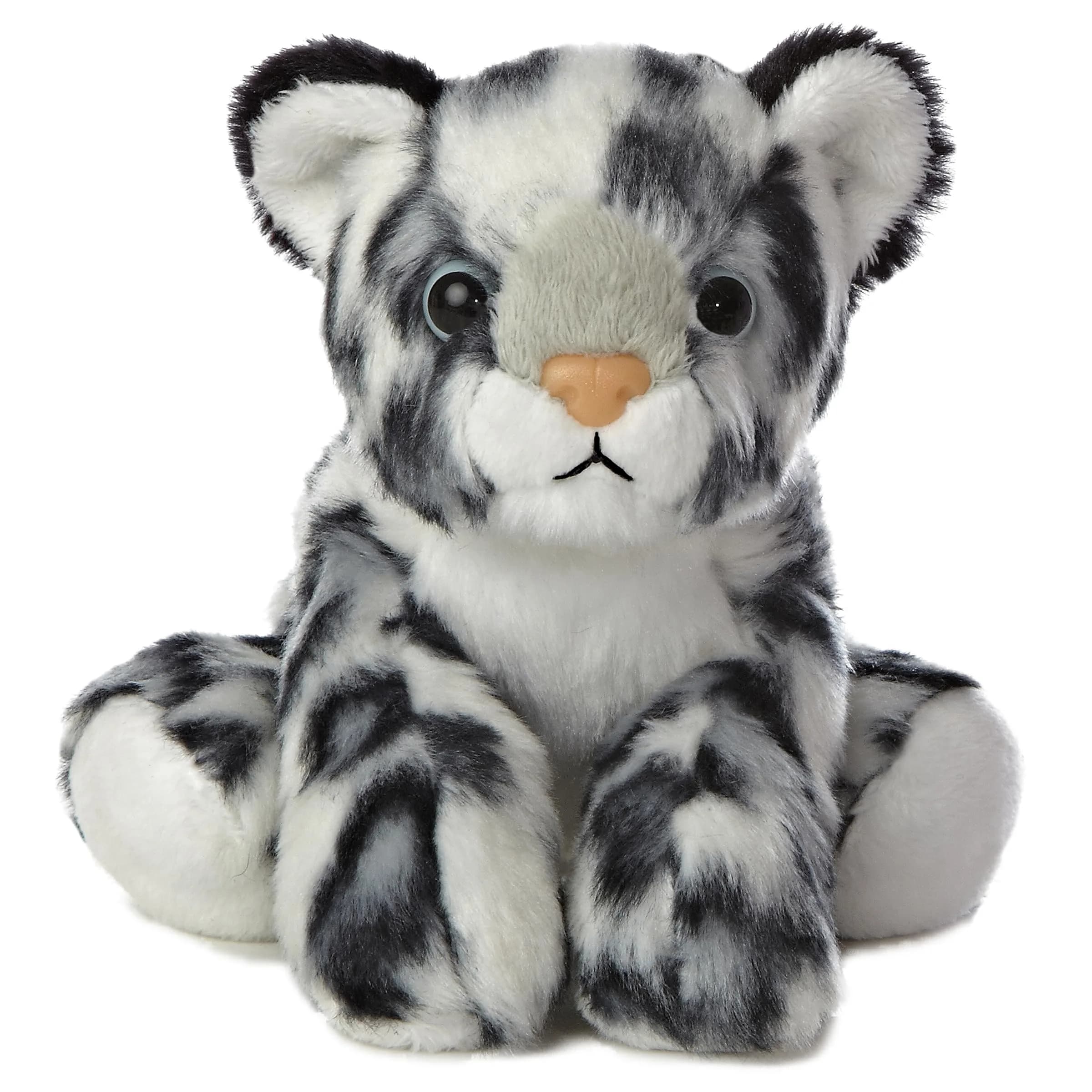 Aurora Mini Flopsie 8 inch (20.32 cm) Snow Leopard Plush Toy | Soft & Adorable Animal - view 4