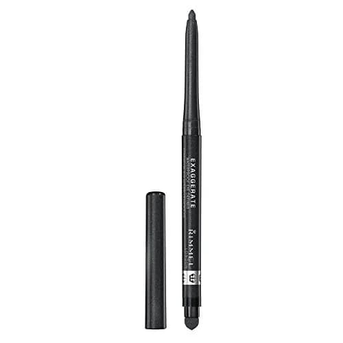 Rimmel London Exaggerate Waterproof Eye Definer Eyeliner, Starlit Black | Highly Pigmented, Long-Wearing, Built-In Smudger thumbnail 1