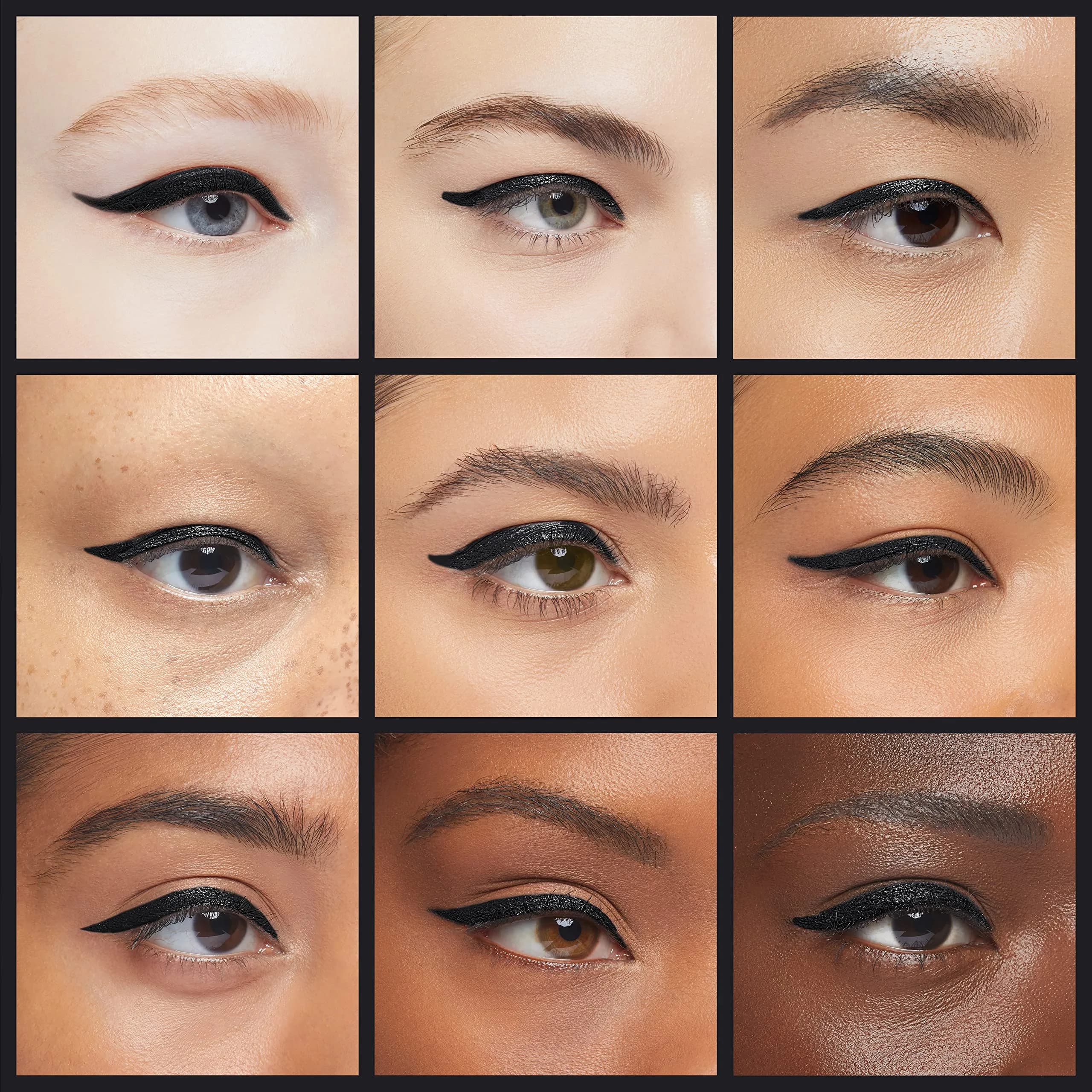 Rimmel London Exaggerate Waterproof Eye Definer Eyeliner, Starlit Black | Highly Pigmented, Long-Wearing, Built-In Smudger - view 3
