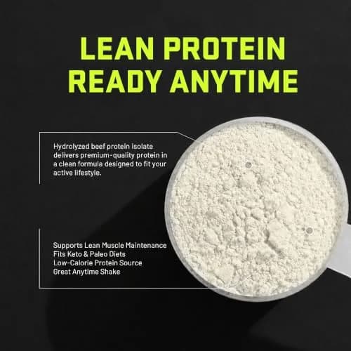 Ultimate Nutrition CarneBOLIC Beef Protein Isolate, Lemonade, 4 lb | Hydrolyzed, Dairy-Free, Keto & Paleo Friendly thumbnail 6