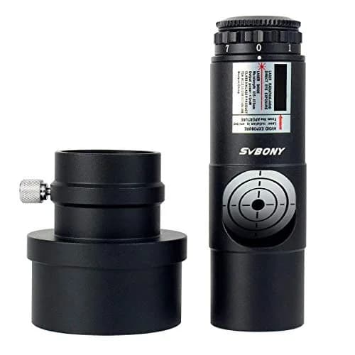 SVBONY Red Laser Collimator 1.25"/2" with 7 Brightness Levels | Newtonian & SCT Telescope Alignment Tool thumbnail 1