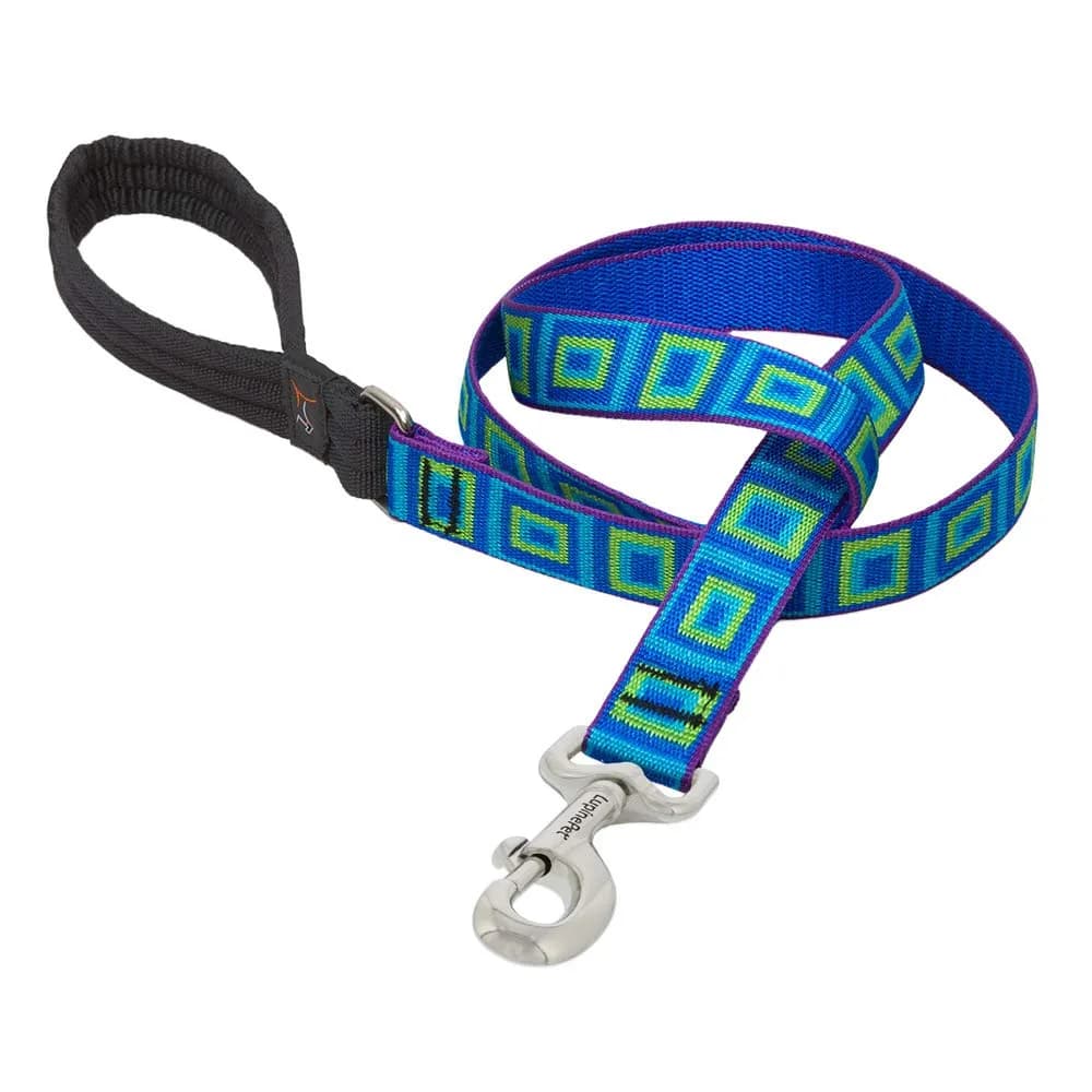 LupinePet Originals 1" Sea Glass Leash 4 ft | Guaranteed (Even if Chewed) for Medium & Large Dogs