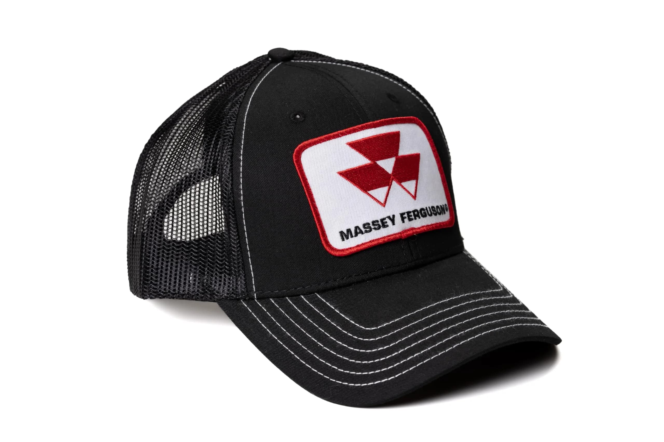J&D Productions Massey Ferguson Tractor Logo Baseball Cap | Adjustable Mesh Back Hat - main product image