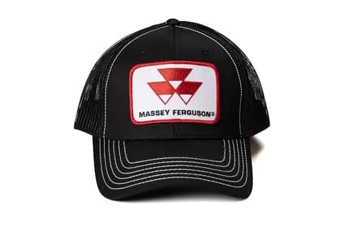 J&D Productions Massey Ferguson Tractor Logo Baseball Cap | Adjustable Mesh Back Hat thumbnail 2