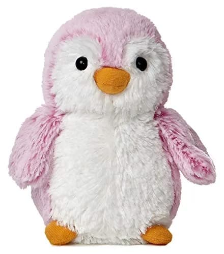Aurora Pompom Penguin 6" Brights Pink | Soft Plush Toy for Kids & Collectors thumbnail 4