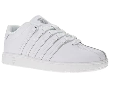 K-Swiss Kid's Classic VN Sneaker, White/White, 1 M Little Kid | Heritage Style with All-Day Support thumbnail 3