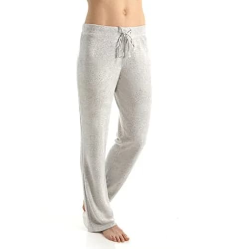 N Natori Women's Terry Lounge Pant Heather Grey Small | Casual Lounge Bottoms with Drawstring Waist thumbnail 2