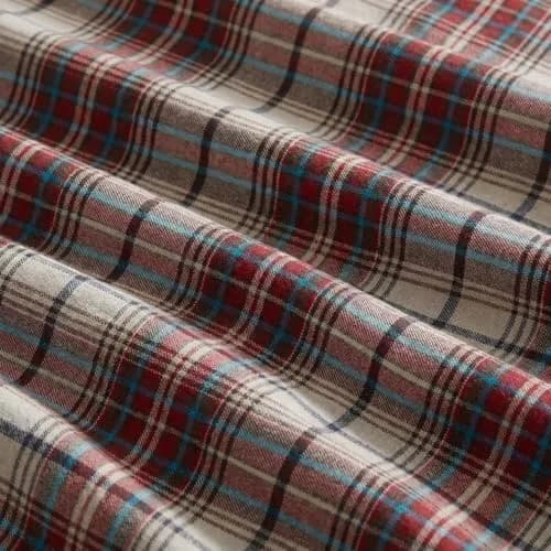 Eddie Bauer Twin Sheet Set with Fitted Sheet & Pillowcase | 100% Cotton Flannel for Cozy Comfort thumbnail 5