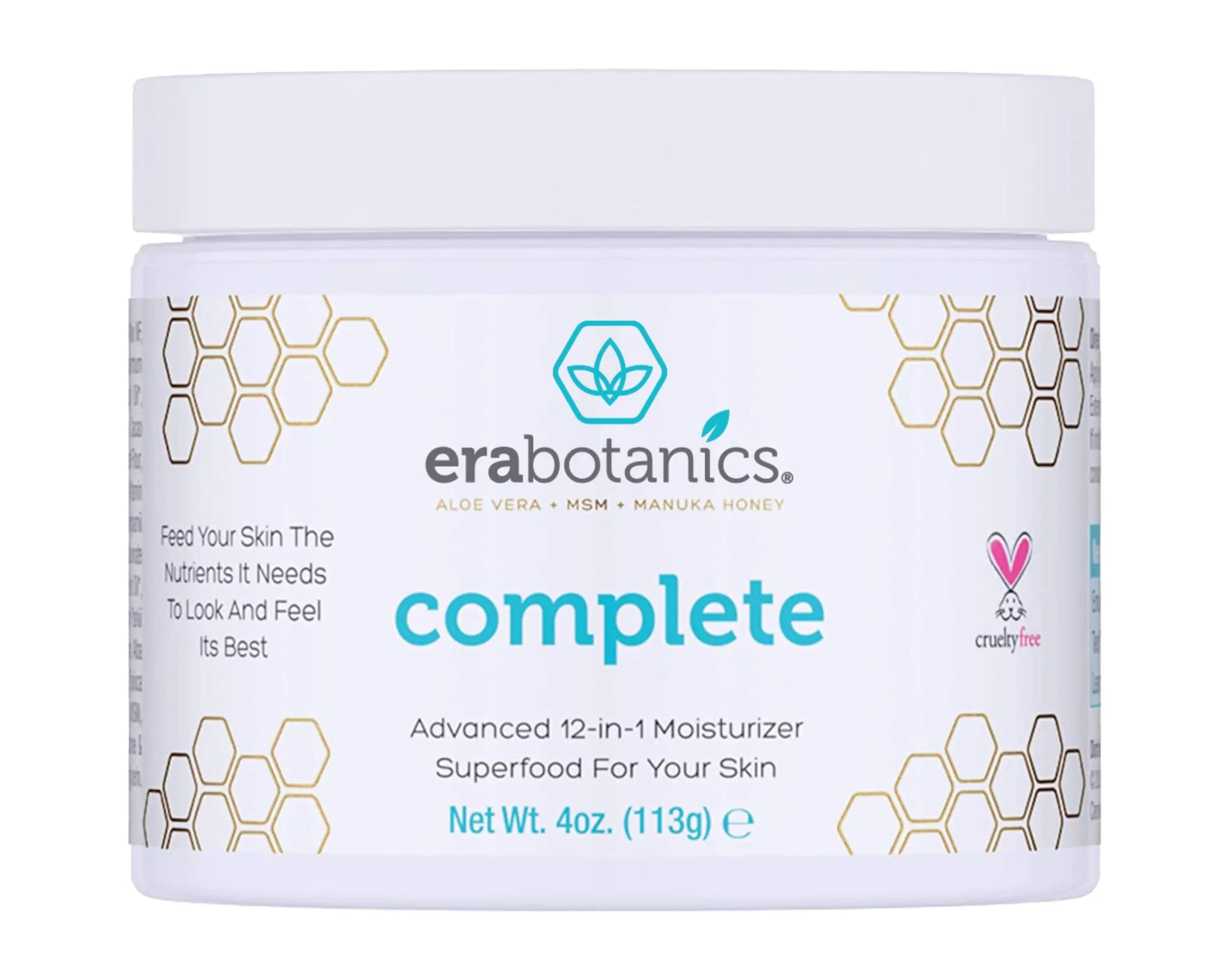Era Organics Manuka Honey Face Cream - Complete 12-in-1 Daily Moisturizer for All Skin Types — 4 Ounce
