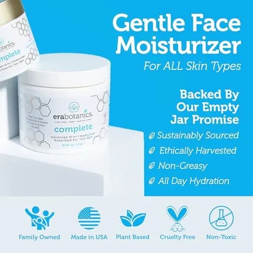 Era Organics Manuka Honey Face Cream - Complete 12-in-1 Daily Moisturizer for All Skin Types thumbnail 7
