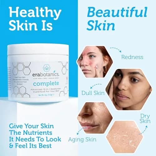Era Organics Manuka Honey Face Cream - Complete 12-in-1 Daily Moisturizer for All Skin Types thumbnail 3