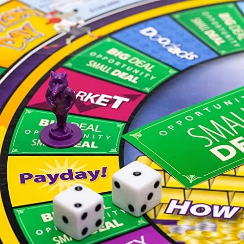 Rich Dad CASHFLOW Board Game, Educational Business & Finance Literacy Game for Ages 14+ (Purple, 11 x 15 inches) thumbnail 9