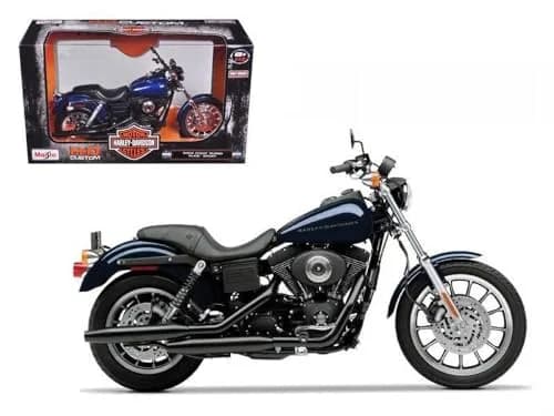 Maisto 2004 Harley Davidson Dyna Super Glide Sport Bike 1/12 Motorcycle Model Blue | Detailed Diecast Collectible thumbnail 1