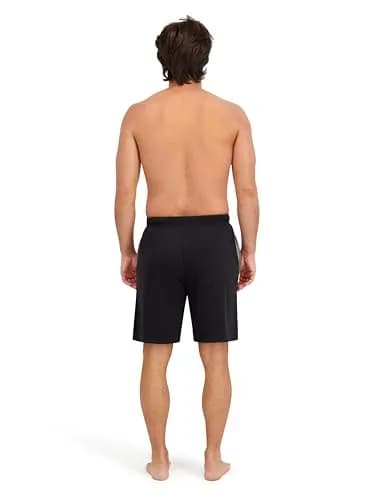 Hanes Jersey Lounge Shorts 5X Big | Drawstring Waistband, Active Grey Heather/Black thumbnail 10