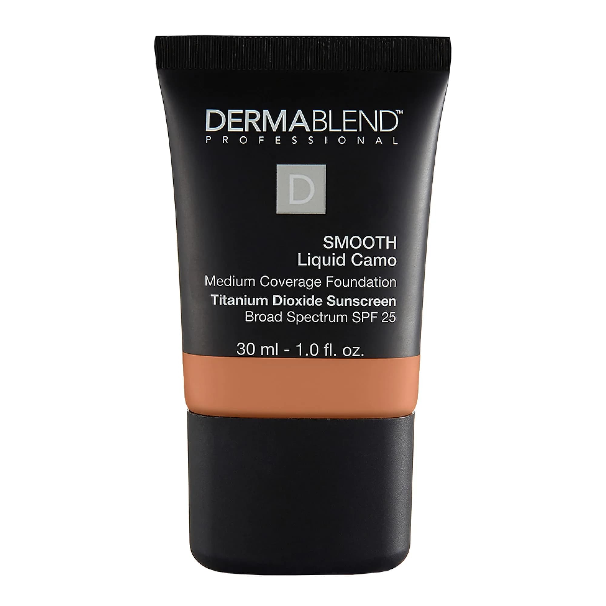 Dermablend Smooth Liquid Camo Foundation SPF 25 55W Copper | Hydrating, Medium to Full Coverage, 1 fl oz