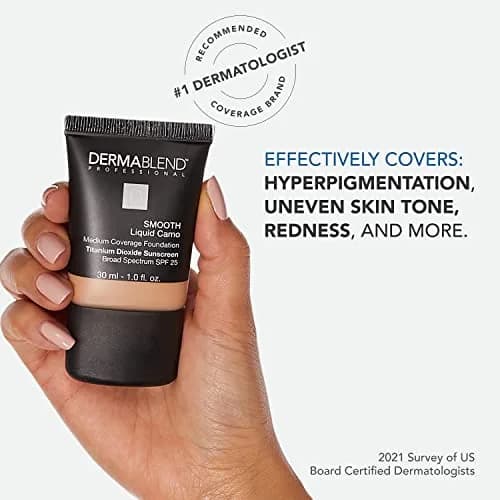Dermablend Smooth Liquid Camo Foundation SPF 25 55W Copper | Hydrating, Medium to Full Coverage, 1 fl oz thumbnail 6