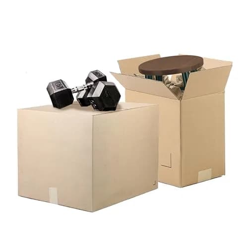 The Boxery Heavy Duty 16 x 12 x 10" Cardboard Boxes 25 Pack | Strong, Recyclable Shipping & Storage thumbnail 2