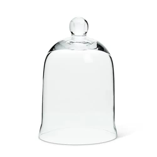 Abbott Collection Small Bell Shaped Glass Cloche 7" | Elegant Display for Home & Gifts thumbnail 1