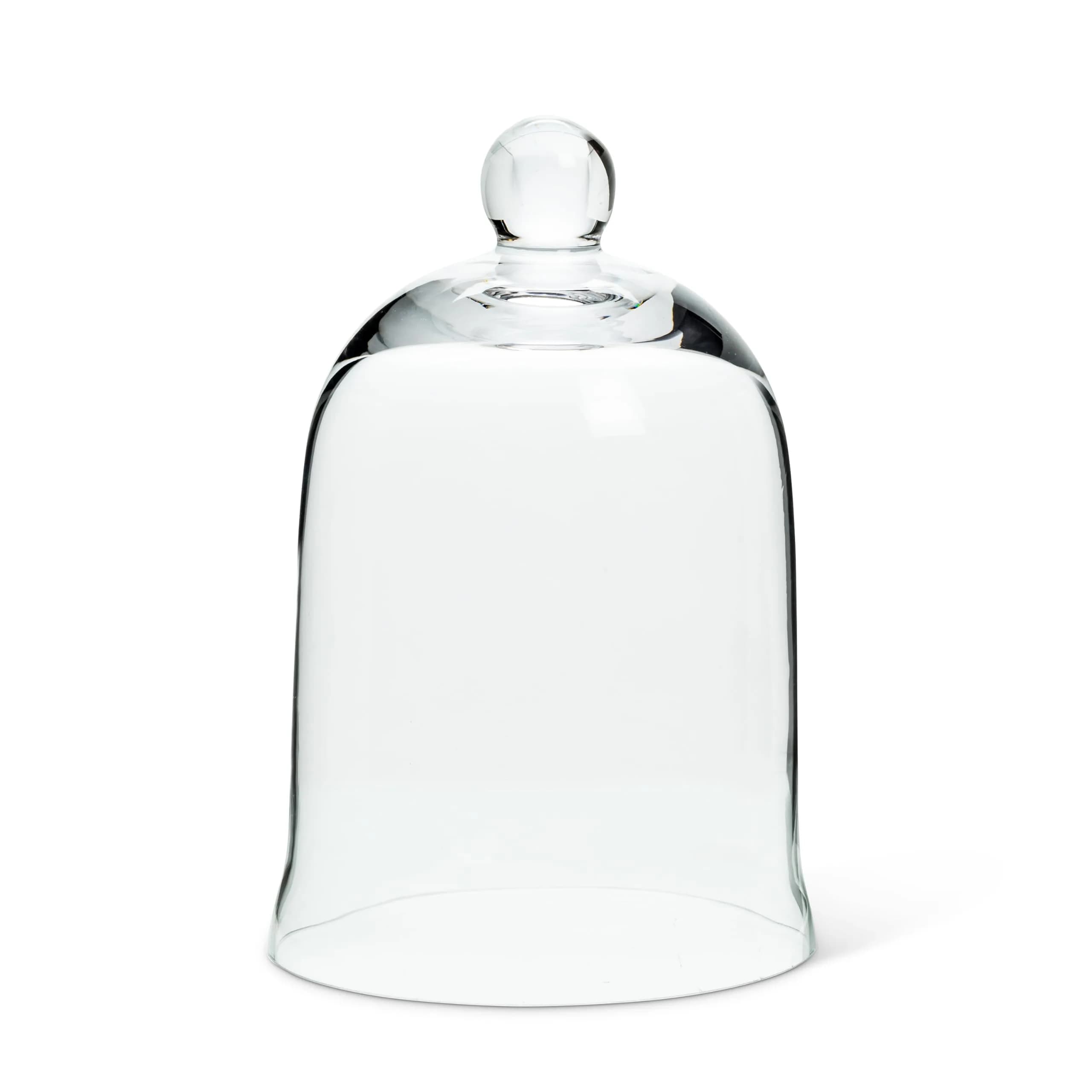 Abbott Collection Small Bell Shaped Glass Cloche 7" | Elegant Display for Home & Gifts