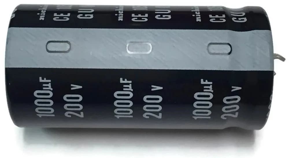 Nichicon 105°C Electrolytic Capacitor 1000uF 200V | High Temp, 20% Tolerance (70-120 chars)