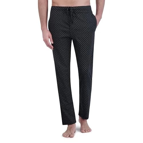Hanes ComfortSoft Cotton Lounge Pants 4XL | Relaxed Fit, Stylish Prints, All-Season Comfort thumbnail 1