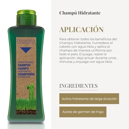 Salerm Biokera Natura Moisturizing Shampoo for Unisex, 10.8 Oz | Hydrates & Nourishes Dry Hair thumbnail 4