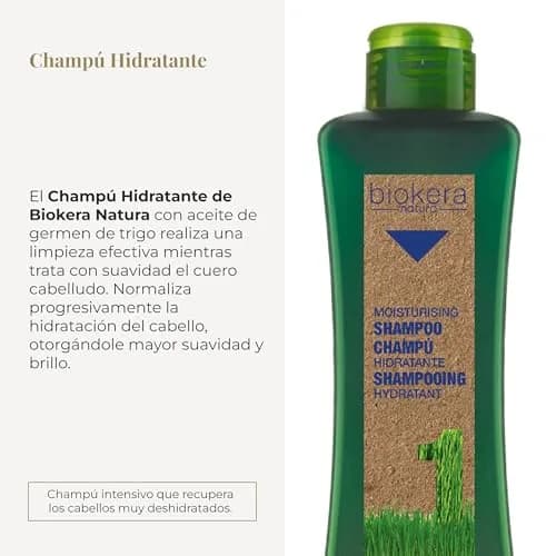 Salerm Biokera Natura Moisturizing Shampoo for Unisex, 10.8 Oz | Hydrates & Nourishes Dry Hair thumbnail 2