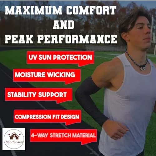 Sports Farm Moisture Wicking Compression Arm Sleeve Pink Digital Camo Youth Large | Sweat-Resistant for Sports thumbnail 4