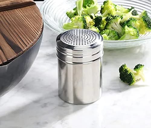 New Star Foodservice Stainless Steel Dredge Shaker 10 oz | Professional Kitchen Tool for Seasoning thumbnail 4