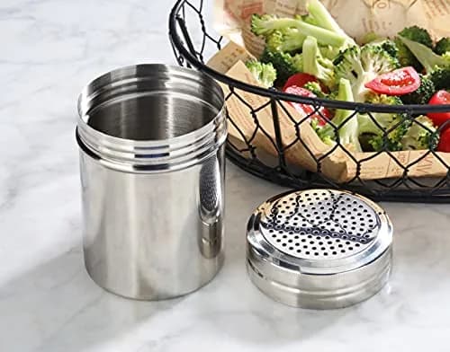 New Star Foodservice Stainless Steel Dredge Shaker 10 oz | Professional Kitchen Tool for Seasoning thumbnail 5