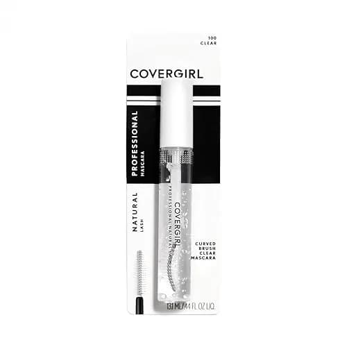 CoverGIRL Professional Natural Lash Mascara, Clear, 0.34 Fl Oz | Hypoallergenic, Washes Off Easily thumbnail 1