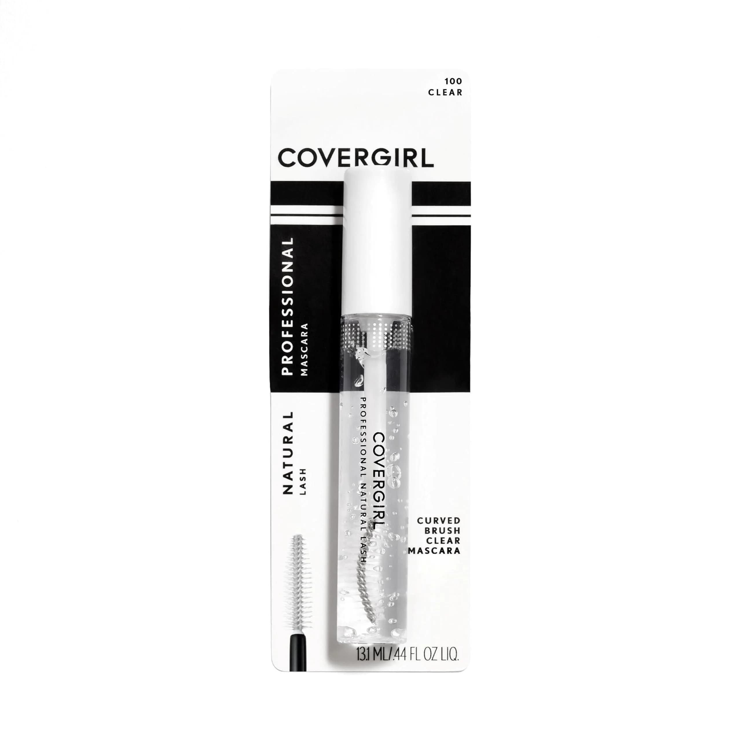 CoverGIRL Professional Natural Lash Mascara, Clear, 0.34 Fl Oz | Hypoallergenic, Washes Off Easily
