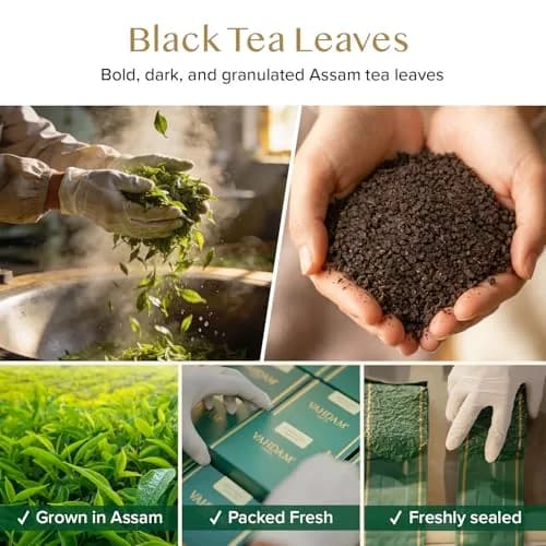 VAHDAM Assam CTC Black Tea Loose Leaf 12oz | Premium Indian Tea with Rich Flavor and High Caffeine thumbnail 2