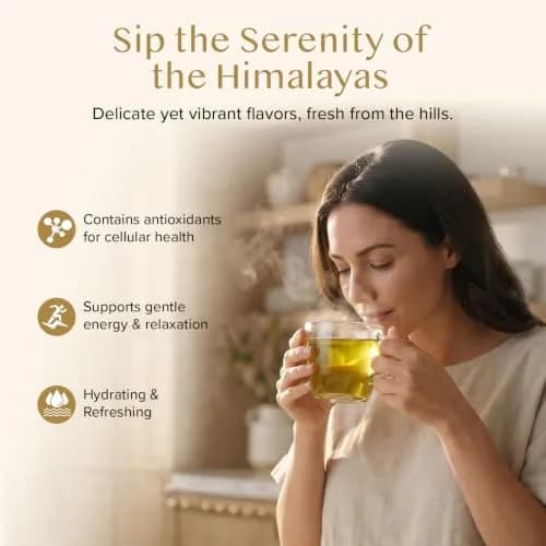 VAHDAM Himalayan Pearls Green Tea Loose Leaf 3.53oz | Premium Indian Green Tea, High Caffeine, Single Origin thumbnail 5