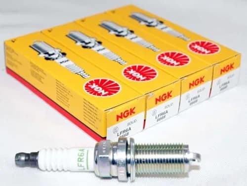 NGK LFR6A Spark Plugs (Set of 4) | OEM Equivalent for Cars & Trucks thumbnail 1