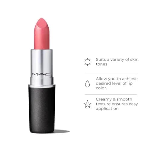 MAC Frost Lipstick # Bombshell | Hydrating, Long-Lasting Cream Lip Color (0.1 Oz) thumbnail 5