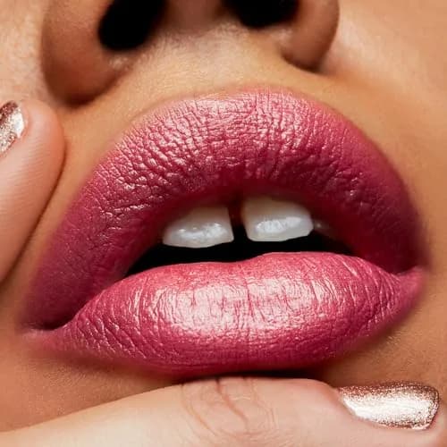 MAC Frost Lipstick # Bombshell | Hydrating, Long-Lasting Cream Lip Color (0.1 Oz) thumbnail 6