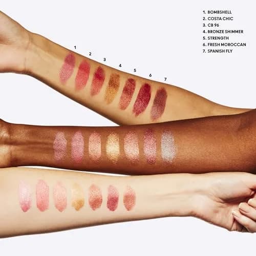 MAC Frost Lipstick # Bombshell | Hydrating, Long-Lasting Cream Lip Color (0.1 Oz) thumbnail 9