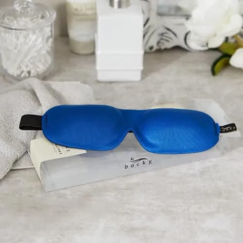 Bucky 40 Blinks No Pressure Eye Mask for Travel & Sleep | French Blue, One Size thumbnail 4