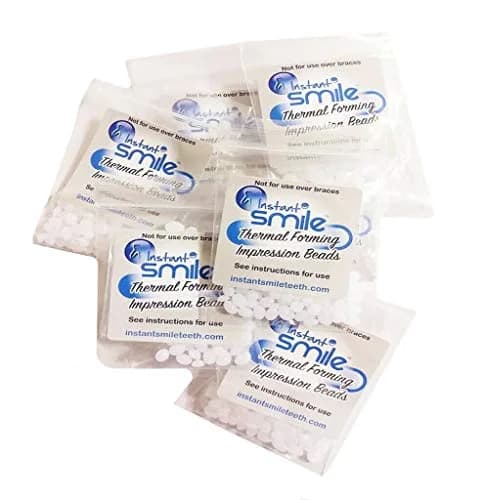 Instant Smile Billy Bob Replacement Thermal Adhesive Fitting Beads for Fake Teeth, 8 Count (0.23 kg) | FDA Approved Bonding Adhesive thumbnail 1