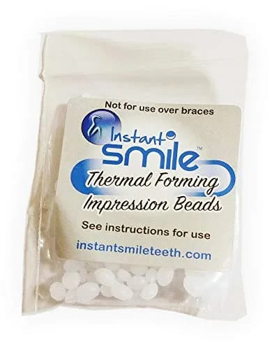 Instant Smile Billy Bob Replacement Thermal Adhesive Fitting Beads for Fake Teeth, 8 Count (0.23 kg) | FDA Approved Bonding Adhesive thumbnail 2
