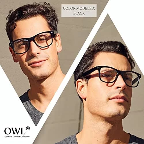 OWL Clear Lens Vintage Sunglasses 55mm UV400 Retro Purple Frame for Women & Men thumbnail 3