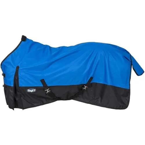 Tough1 600D Turnout Sheet - Royal Blue - 75" | Waterproof, Breathable Horse Sheet thumbnail 1
