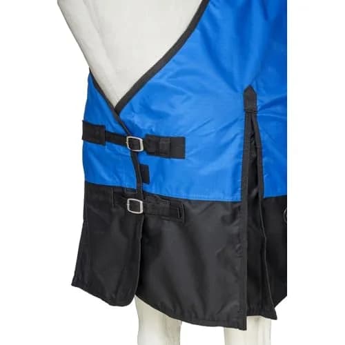Tough1 600D Turnout Sheet - Royal Blue - 75" | Waterproof, Breathable Horse Sheet thumbnail 2